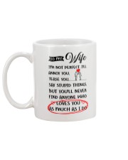 I'm Not A Perfect Husband Mug back