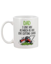 Love Cutting Grass Mug back