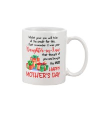 While Your Son Take Credit Mug front