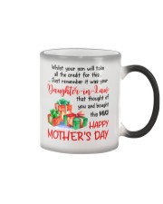While Your Son Take Credit Color Changing Mug thumbnail