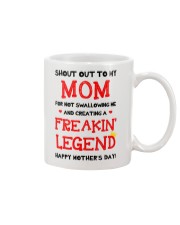 Shout Out To Mom Mug front