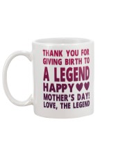 Giving Birth To A Legend Mug back
