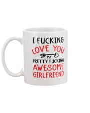 Love Awesome Girlfriend Mug back