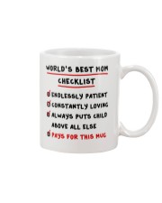 Best Mom Check List Mug front