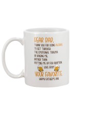 Alcohol Rather Than Adoption Dad Mug back