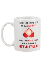 The First Thing I Noticed About You Mug back