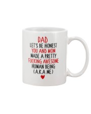 Let's Be Honest Dad Mug front