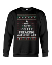 First Christmas Pretty Freaking Crewneck Sweatshirt thumbnail
