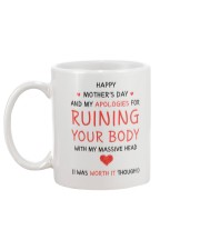 Apologies Ruining Body Mug back