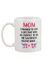 Live A Life Sacrifices Mug back