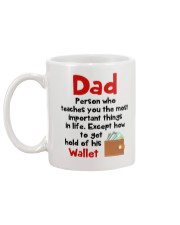 Dad Get Hold Of His Wallet Christmas Mug back