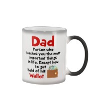 Dad Get Hold Of His Wallet Christmas Color Changing Mug thumbnail