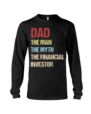 Dad Man Myth Financial Invester Long Sleeve Tee thumbnail