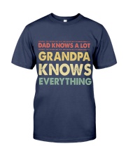 Grandpa Knows Everything Premium Fit Mens Tee front