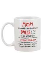 Mom Haves Balls Mug back