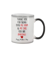 Both Mum And Dad Color Changing Mug thumbnail