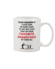 Favorite grandchild Grandma Mug front