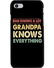 Dad Knows A Lot Grandpa Knows Everything Phone Case thumbnail