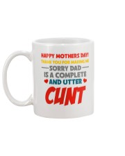 Sorry Dad Mug back