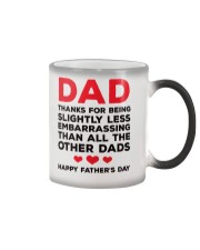 Less Embarrasing Than Other Dads Color Changing Mug thumbnail
