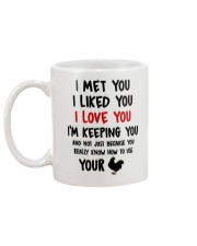 I Love You Because You Know How To Use Your Cock Mug back