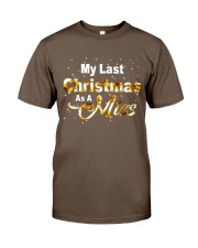 MY LAST CHRISTMAS AS A MISS Classic T-Shirt thumbnail