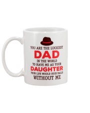 Luckiest Dad Suck Mug back