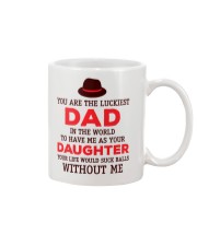 Luckiest Dad Suck Mug front