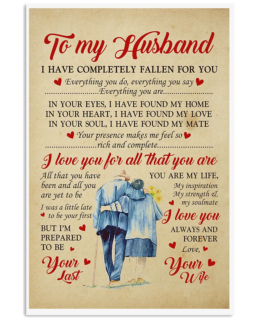 To Husband 11x17 Poster