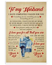 To Husband 11x17 Poster front