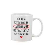 Valentine Awesome Wife Mug front