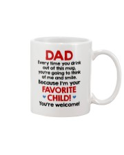 Every time you drink out of this mug Mug front