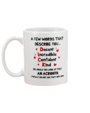 Dick Acronym Mug back