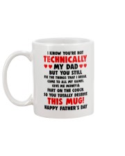 Not Technically My Dad Mug back