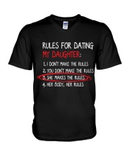 Rules For Dating My Daughter V-Neck T-Shirt thumbnail
