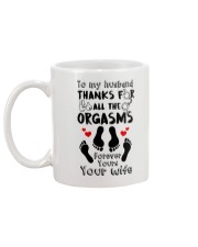 Husband Thanks For Orgasms Mug back