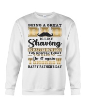 Being A Dad Is Like Shaving Crewneck Sweatshirt thumbnail