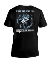 Fishing Too Close V-Neck T-Shirt thumbnail
