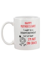 At Least I'm Not On Crack Mug back