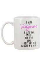 Vagina Big Head Ruined Mug back