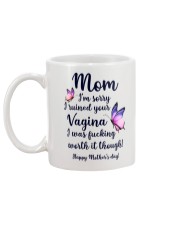 Worth Ruin Mom Vagina Mug back