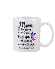 Worth Ruin Mom Vagina Mug front