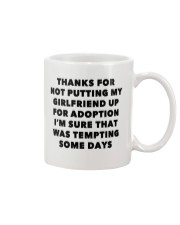 Putting Up For Adoption Mug front