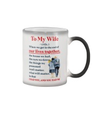My Wife Get To The End Of Lives Color Changing Mug thumbnail