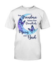 Grandkids Moon And Back Classic T-Shirt thumbnail