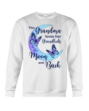 Grandkids Moon And Back Crewneck Sweatshirt thumbnail