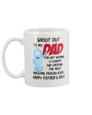 Shout Out To My Dad Mug back