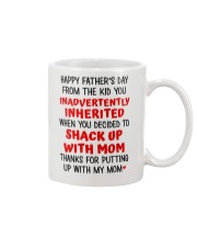 Inadvertently Inherited Put Up With mom Mug front