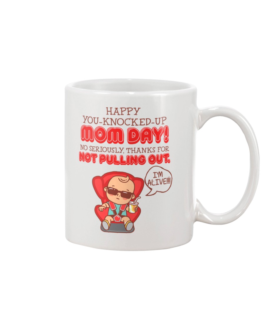 Happy You-knocked-up Mom Day Mug