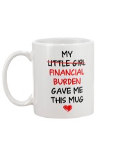 Financial Burden Gave Mug Mug back
